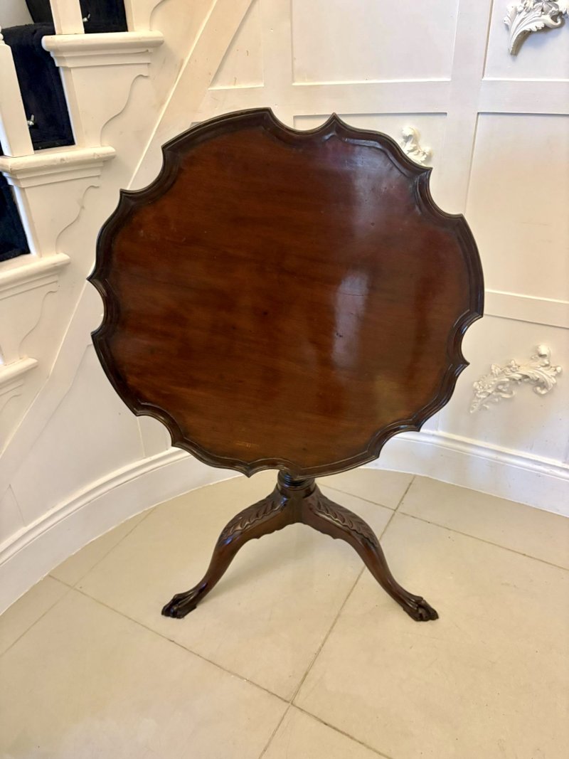 Antique Quality George III Mahogany Tripod Centre Table